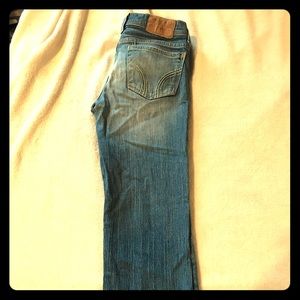 Hollister crop denim